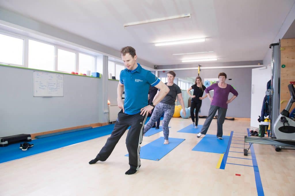 exercise class to move well, feel well, be well