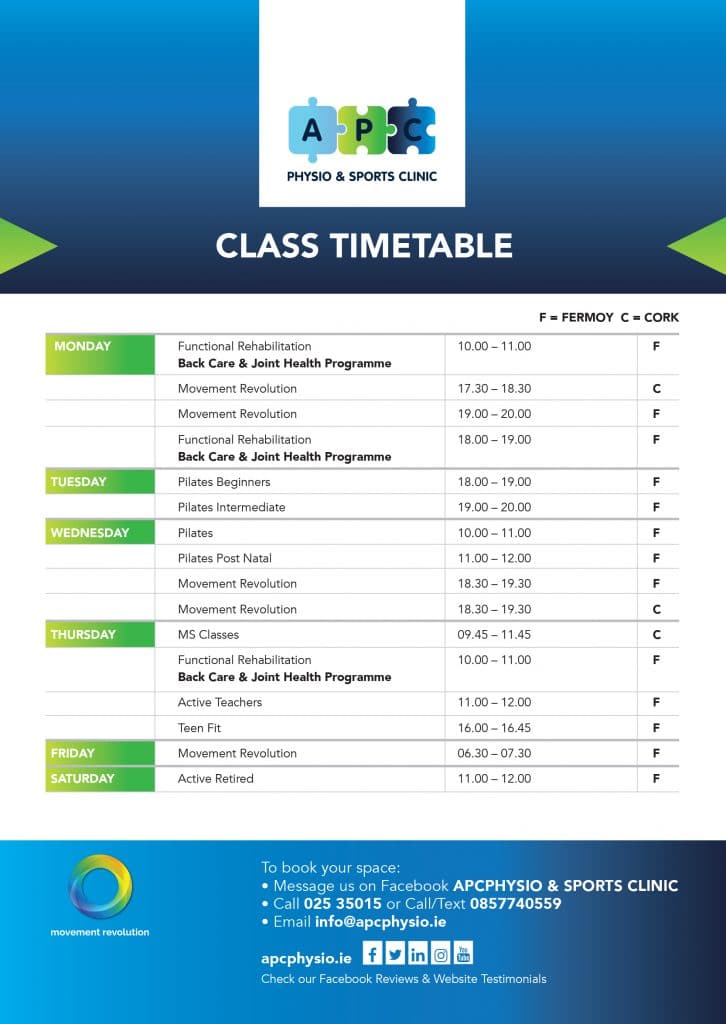 Class time table 2019