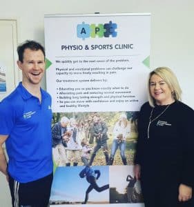 Patrick and Catherine from the APC Physio & Sports Clinic