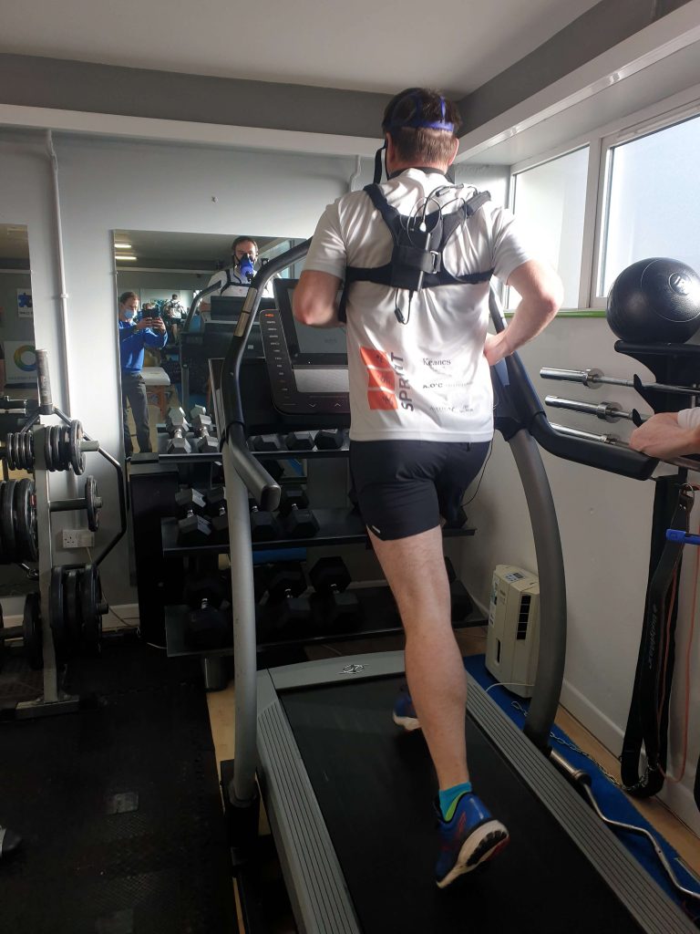 PNOE testing on a treadmill